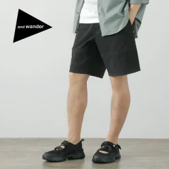 AND WANDER Shorts^/ Wave Shorts black