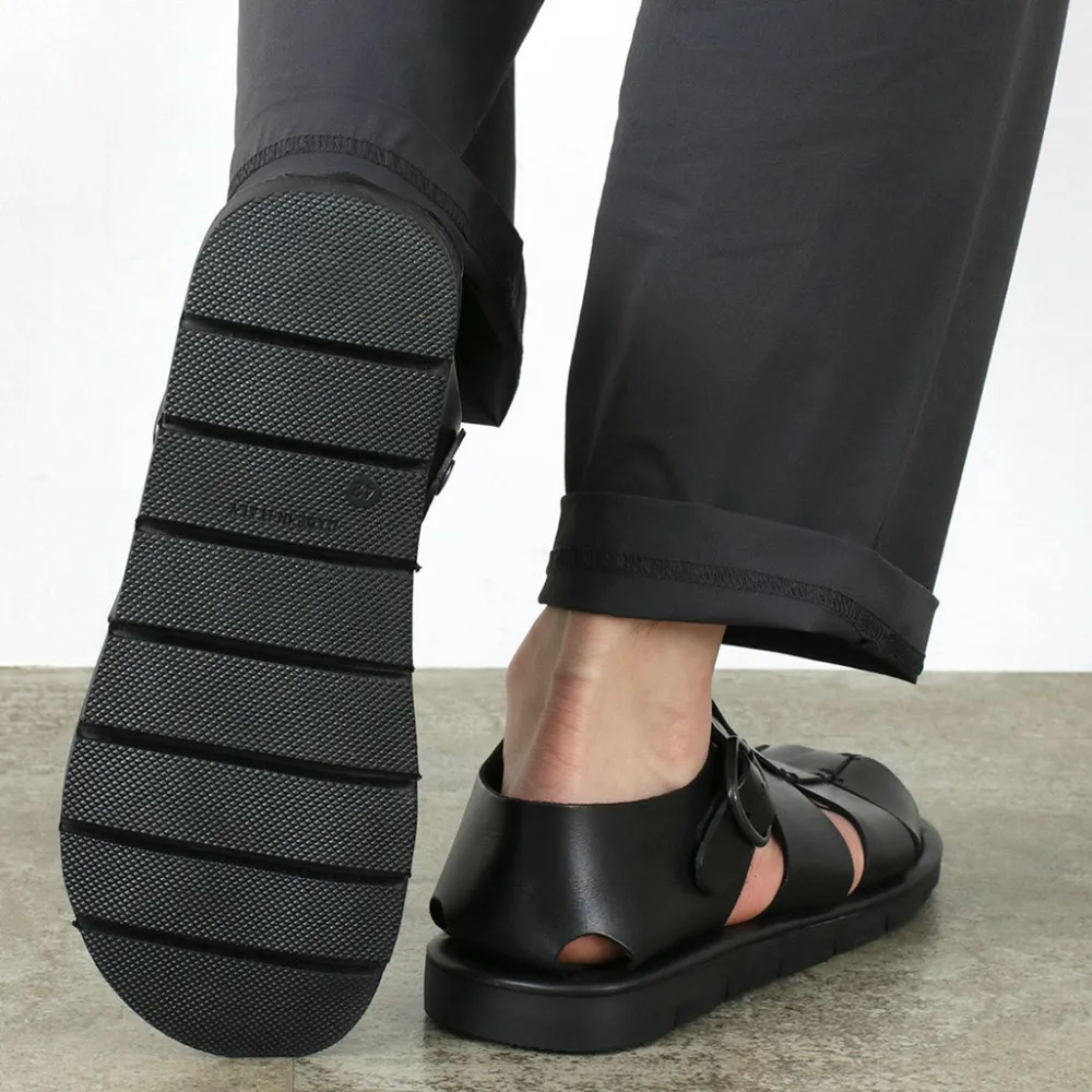 ANTICHI ROMANI Sandals^/ Leather Gurkha sandals