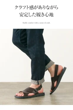 ANTICHI ROMANI Sandals^/ Leather Sandals