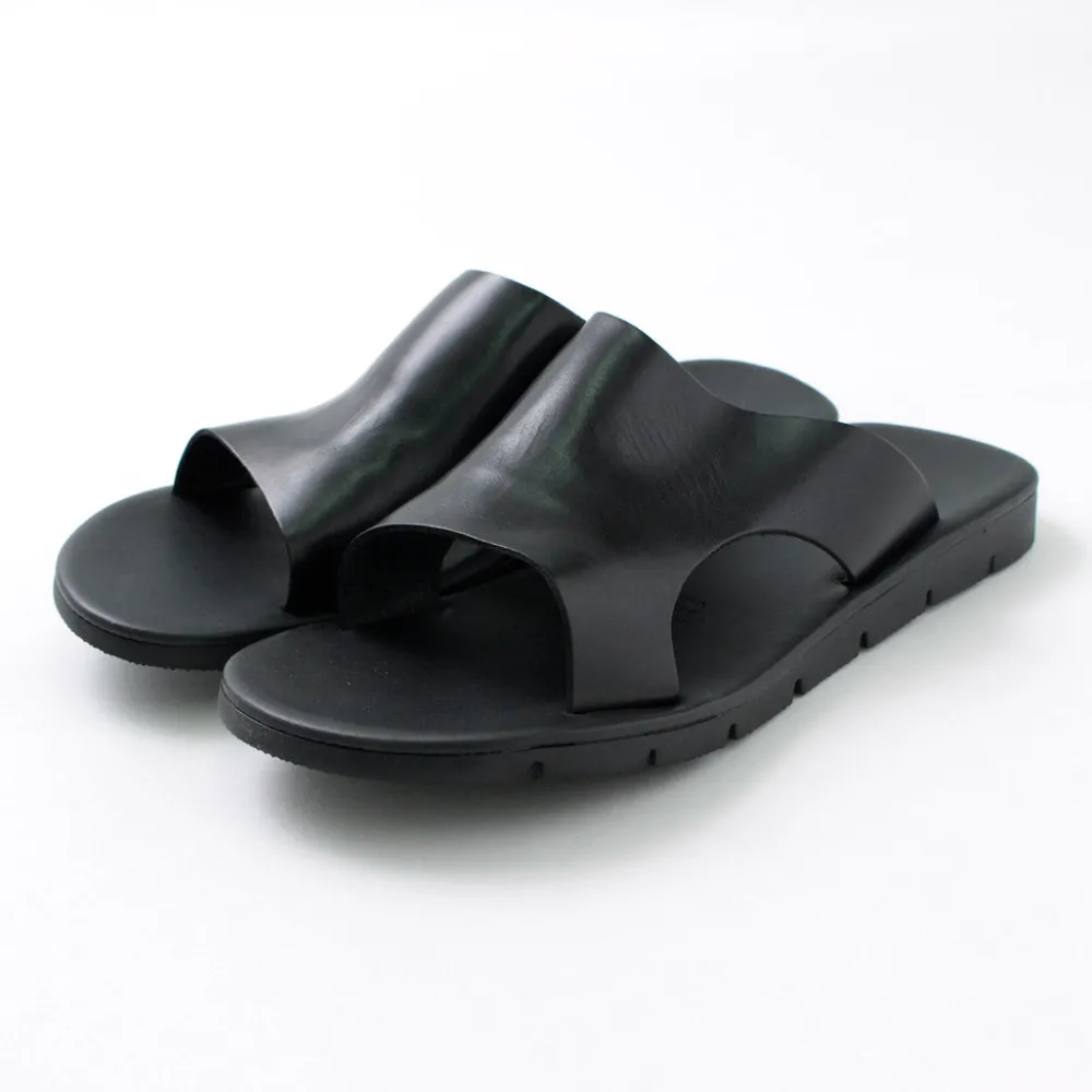 ANTICHI ROMANI Sandals^/ Leather slide sandal