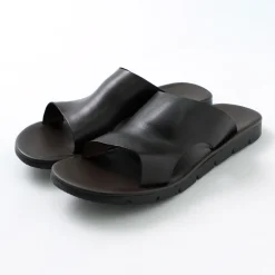 ANTICHI ROMANI Sandals^/ Leather slide sandal