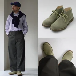 ASTORFLEX Leather Shoes & Boots^/ Green Flex Desert Boots