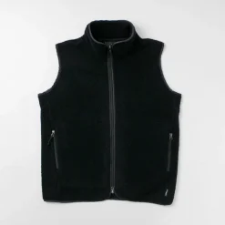 AXESQUIN Jackets^/ Wool Boa Vest black