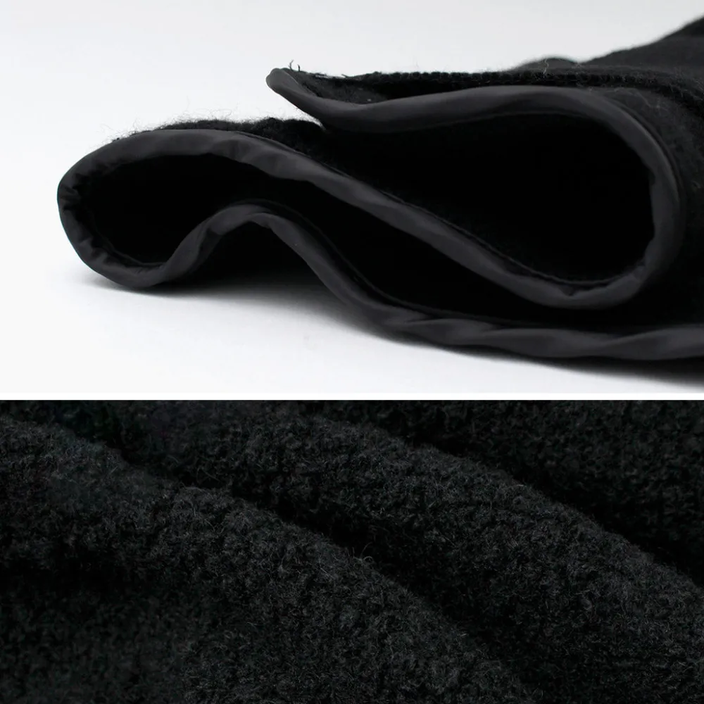 AXESQUIN Jackets^/ Wool Boa Vest black