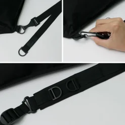 BAICYCLON BY BAGJACK Shoulder Bags^/ BCL-73 Triangle One Strap Bag black