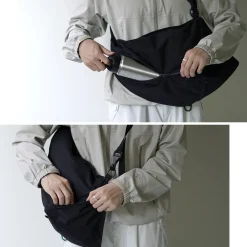 BAICYCLON BY BAGJACK Shoulder Bags^/ BCL-73 Triangle One Strap Bag black