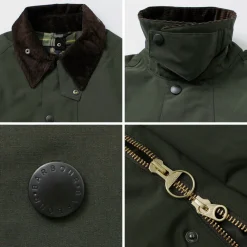 BARBOUR Jackets^/ Classic BEDALE Shower Proof Jacket 2 Layer
