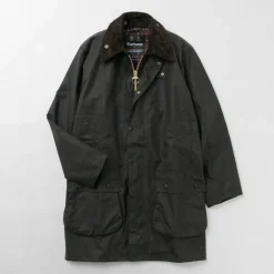 BARBOUR Coats^/ Classic Northumbria Wax Jacket olive