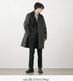 BARBOUR Coats^/ Classic Northumbria Wax Jacket olive