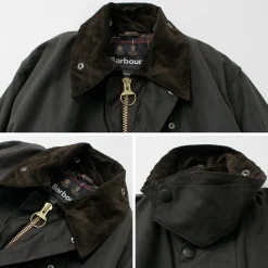 BARBOUR Coats^/ Classic Northumbria Wax Jacket olive