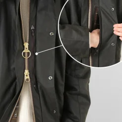 BARBOUR Coats^/ Classic Northumbria Wax Jacket olive