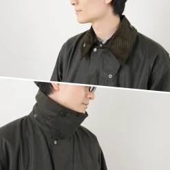 BARBOUR Coats^/ Classic Northumbria Wax Jacket olive