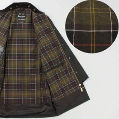 BARBOUR Coats^/ Classic Northumbria Wax Jacket olive