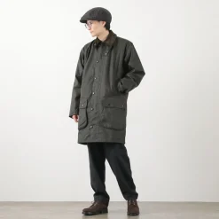 BARBOUR Coats^/ Classic Northumbria Wax Jacket olive