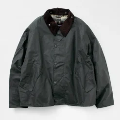 BARBOUR Jackets^/ Oversized Transport Wax Jacket