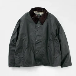 BARBOUR Jackets^/ Oversized Transport Wax Jacket