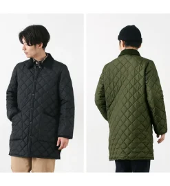 BARBOUR Jackets^/ Ritzdale long nylon quilted jacket