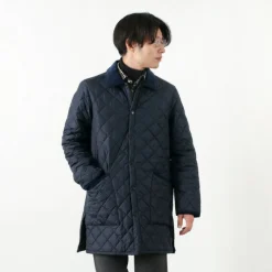 BARBOUR Jackets^/ Ritzdale long nylon quilted jacket