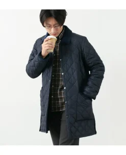 BARBOUR Jackets^/ Ritzdale long nylon quilted jacket