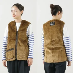BARBOUR Vests^/ Warm Pile Waistcoat Zip-in Liner brown