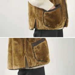 BARBOUR Vests^/ Warm Pile Waistcoat Zip-in Liner brown
