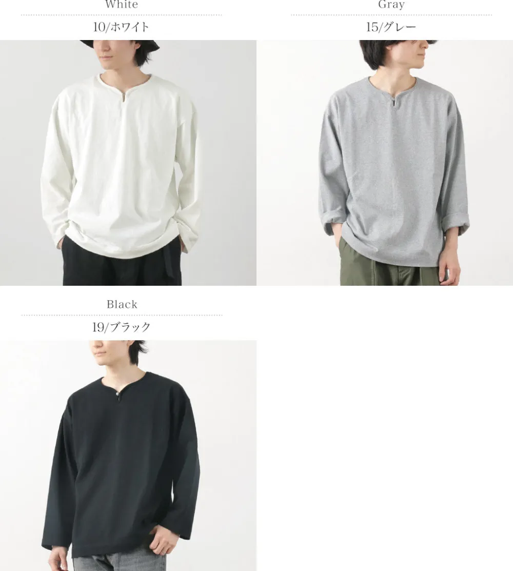 BARNS T-Shirts^/ Big Cozun knitiing Concho Long Sleeve T-Shirt