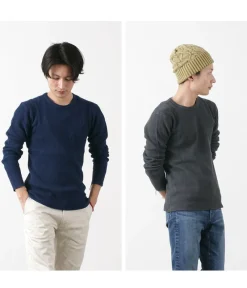 BARNS T-Shirts^/ BR-3050 Big Waffle Long Sleeve Thermal / T-shirt