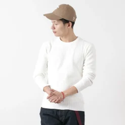 BARNS T-Shirts^/ BR-3050 Big Waffle Long Sleeve Thermal / T-shirt