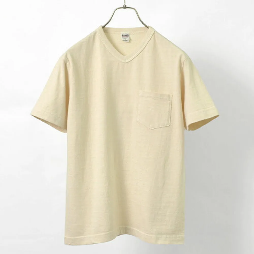 BARNS T-Shirts^/ BR-1101 Hanging jersey S/S V-neck