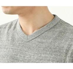 BARNS T-Shirts^/ BR-1101 Hanging jersey S/S V-neck
