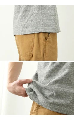 BARNS T-Shirts^/ BR-1101 Hanging jersey S/S V-neck