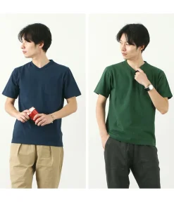BARNS T-Shirts^/ BR-1101 Hanging jersey S/S V-neck