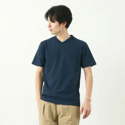 BARNS T-Shirts^/ BR-1101 Hanging jersey S/S V-neck