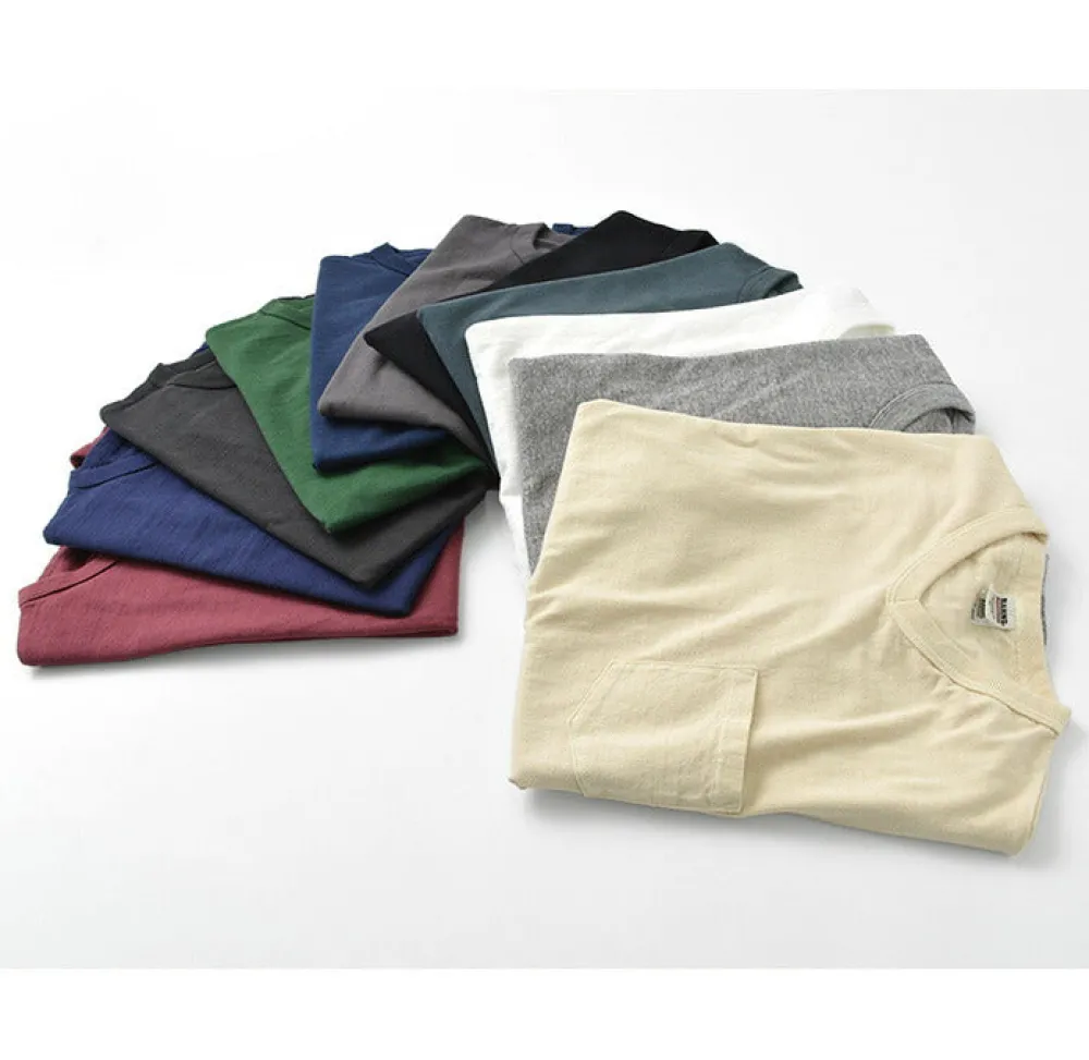 BARNS T-Shirts^/ BR-1101 Hanging jersey S/S V-neck
