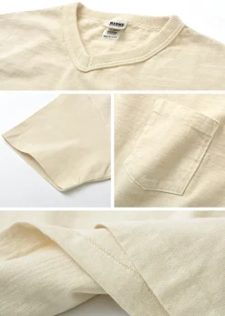 BARNS T-Shirts^/ BR-1101 Hanging jersey S/S V-neck
