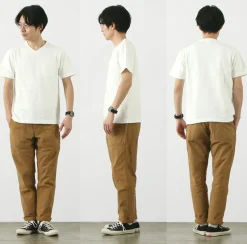 BARNS T-Shirts^/ BR-1101 Hanging jersey S/S V-neck