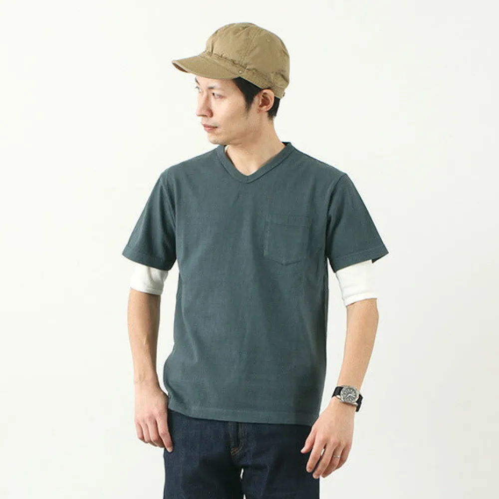 BARNS T-Shirts^/ BR-1101 Hanging jersey S/S V-neck