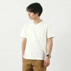 BARNS T-Shirts^/ BR-1101 Hanging jersey S/S V-neck
