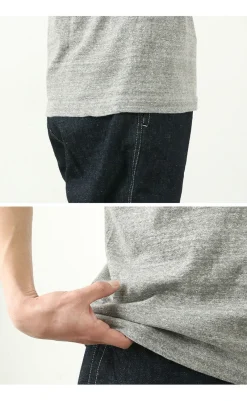 BARNS T-Shirts^/ BR-1100 Hanging jersey S/S Crew neck