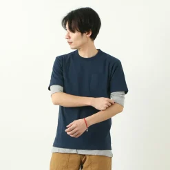 BARNS T-Shirts^/ BR-1100 Hanging jersey S/S Crew neck