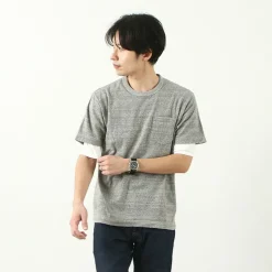 BARNS T-Shirts^/ BR-1100 Hanging jersey S/S Crew neck
