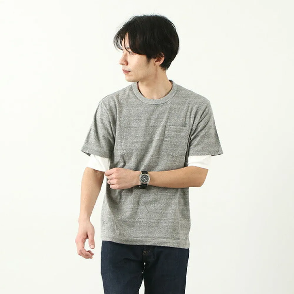 BARNS T-Shirts^/ BR-1100 Hanging jersey S/S Crew neck