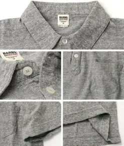 BARNS T-Shirts^/ BR-1006 Hanging Jersey Short Sleeve Polo Shirt