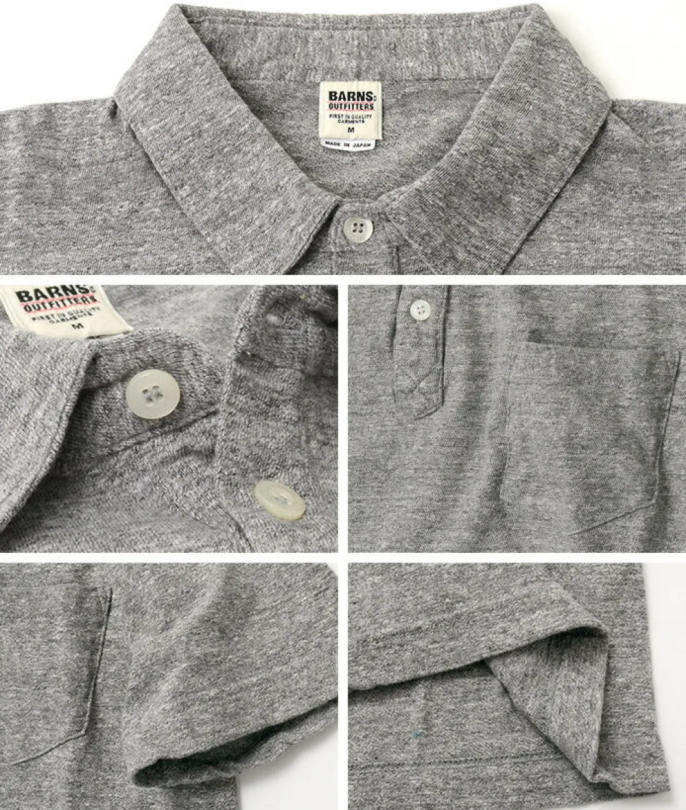 BARNS T-Shirts^/ BR-1006 Hanging Jersey Short Sleeve Polo Shirt