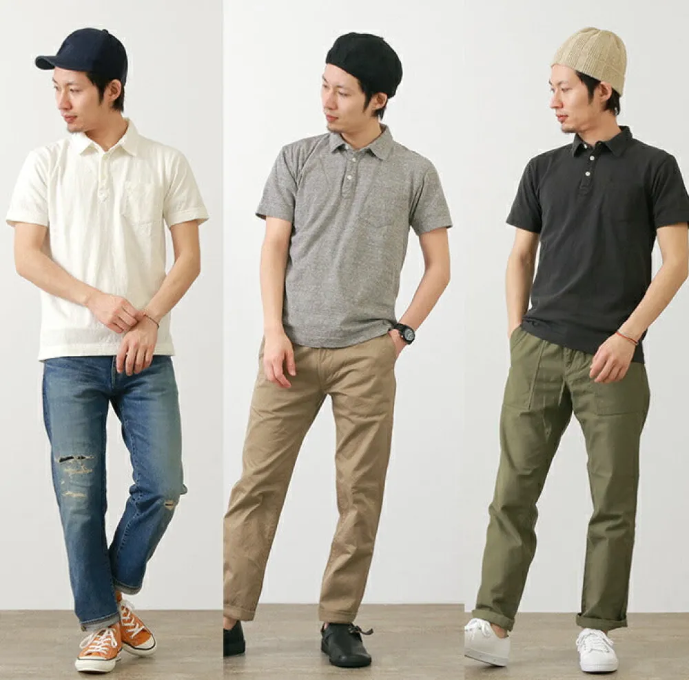 BARNS T-Shirts^/ BR-1006 Hanging Jersey Short Sleeve Polo Shirt