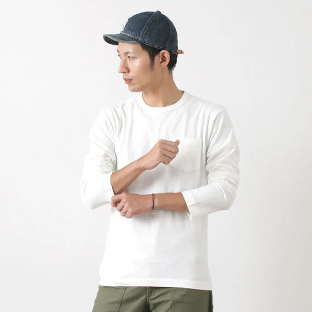 BARNS T-Shirts^/ BR-1106 Jersey Crew Neck L/S Pocket T-Shirt