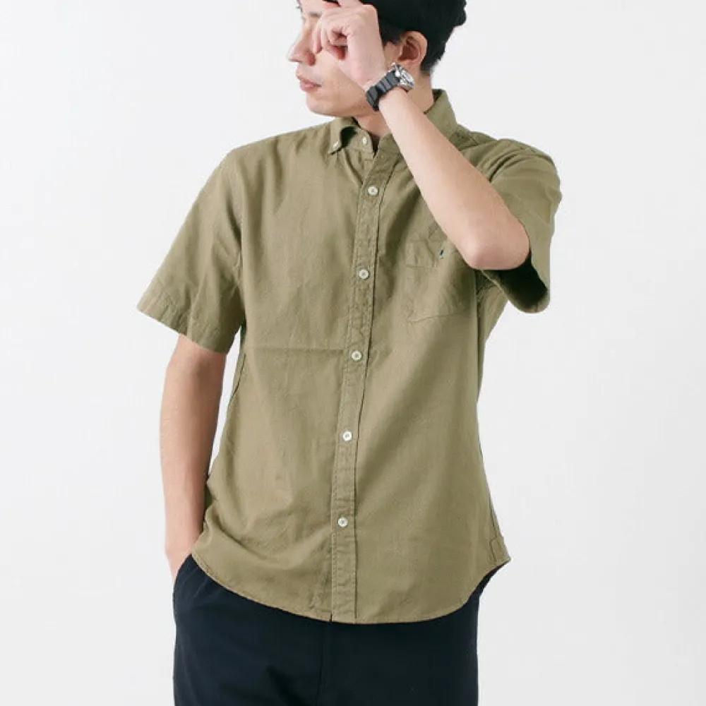 BARNS Shirts^/ BR-5266 Ox S/S button-down shirt