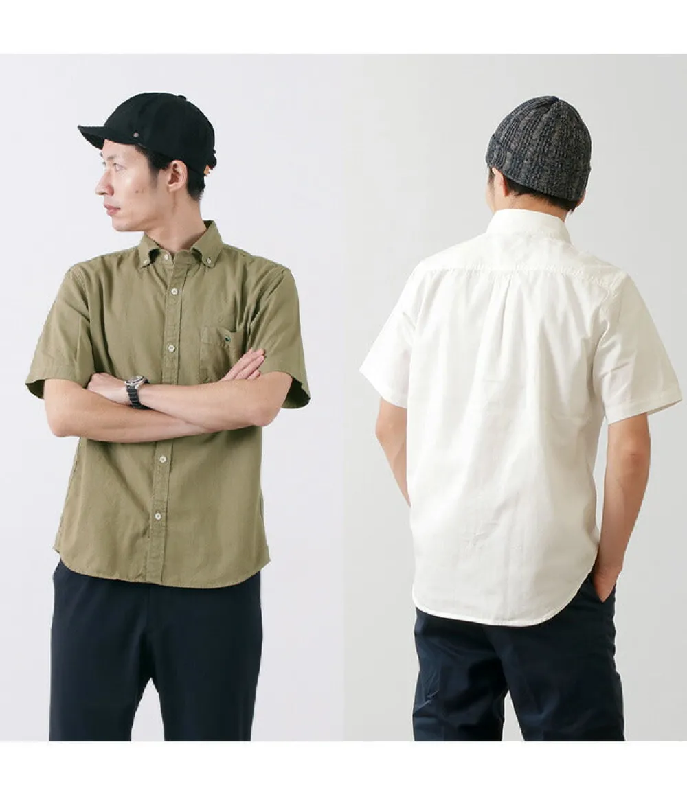BARNS Shirts^/ BR-5266 Ox S/S button-down shirt