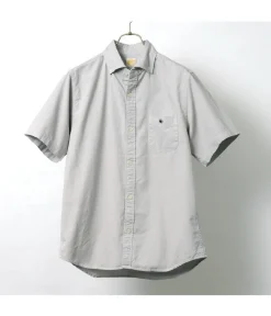 BARNS Shirts^/ BR-5266 Ox S/S button-down shirt