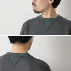 BARNS Sweatshirts^/ Cozun Gusset Crew Neck Sweatshirt